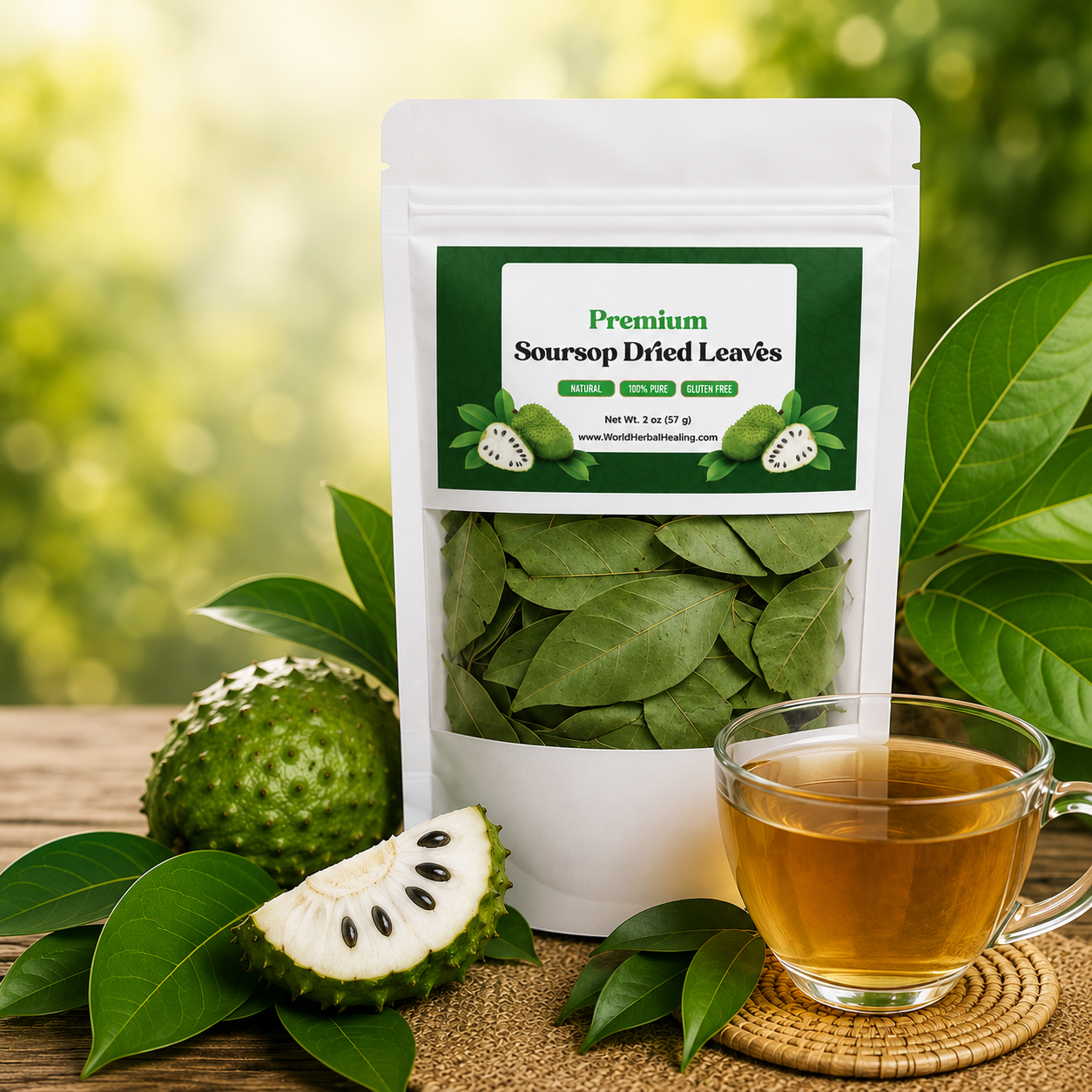 Premium Soursop Dried Leaves